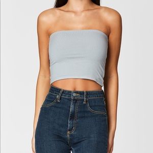 LF grey tube top NWT